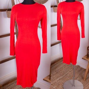Red Midi Dress